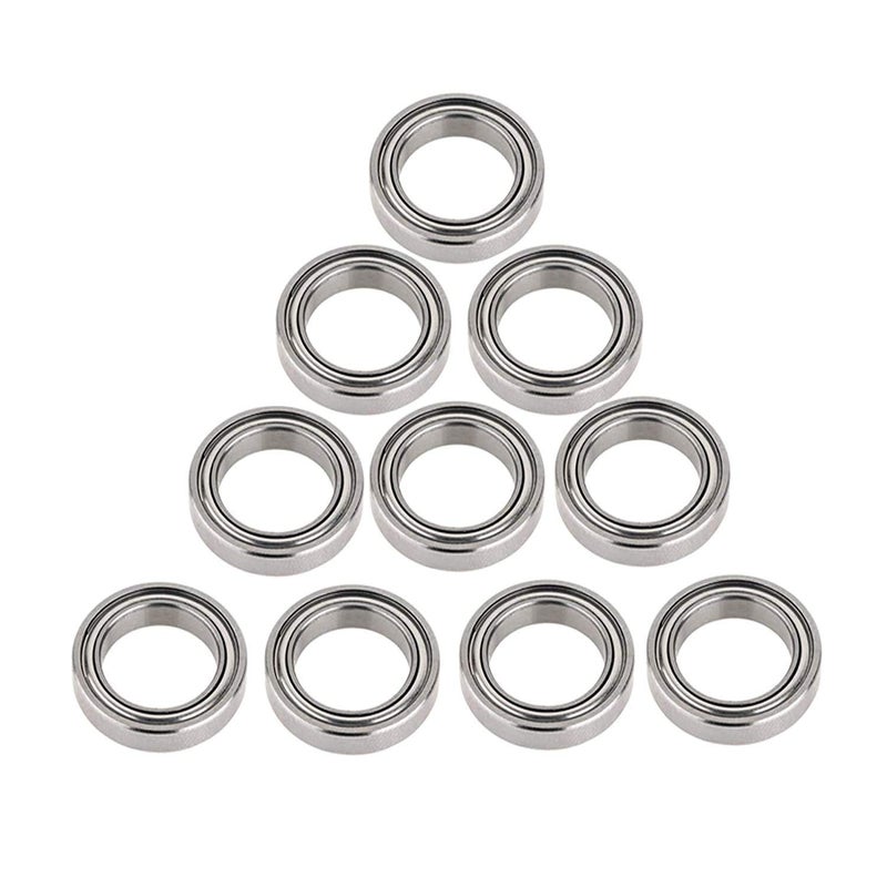 Donepart R166 ZZ Bearing  ID 3/16 inch x OD 3/8 inch x 1/8 inch Miniature Ball Bearing  Metal Shielded and Pre-Lubricated with Grease  3/16 inch Precision Roller Bearing (10 Pack) - Image 5